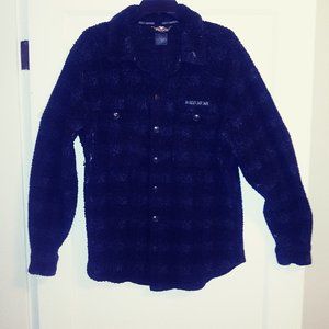 Harley Davidson flannel styled Unisex throw sweater